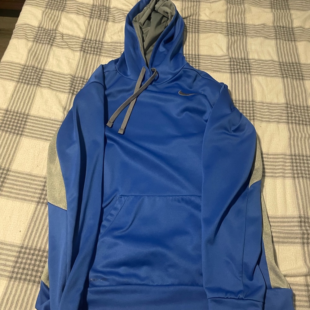 Blue Nike winter hoodie